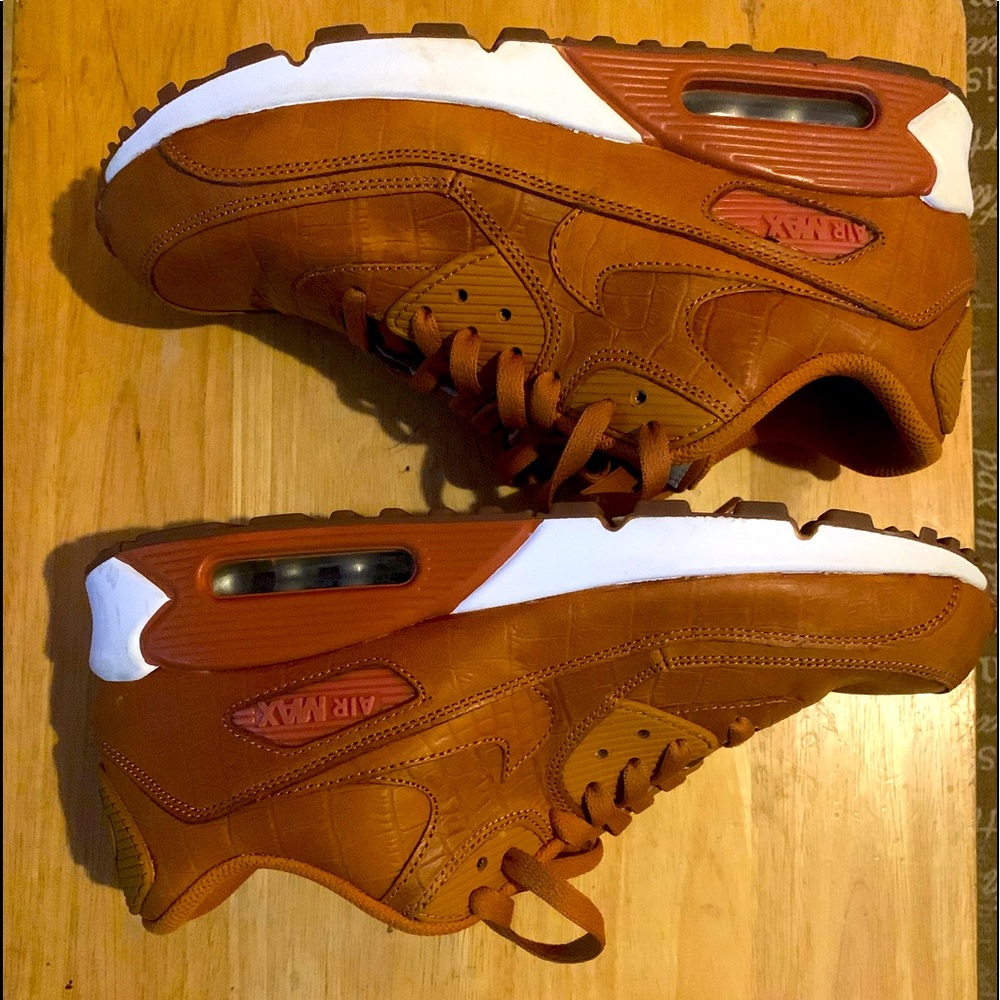 Nike Air Max 90 SnakeSkin Nike ID Custom Sz 9.